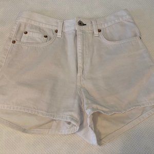 Rag and Bone White Jean Shorts